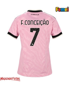 Juventus Francisco Conceicao #7 Tricou Fotbal Replică 2026-27 Femei Deplasare
